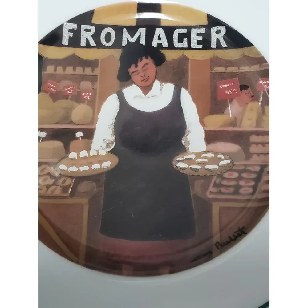L'etalage Collection THE SHOPKEEPERS Salad Plate Collector Home Kitchen Decor